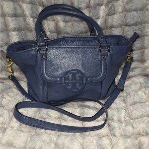 Tory Burch Blue Leather Women's Bag
